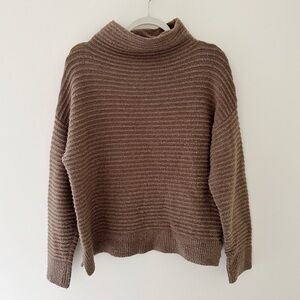 Madewell Brown Ribbed Sweater